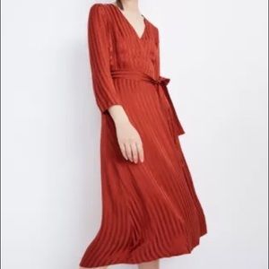 Madewell Satin Robe Wrap Dress